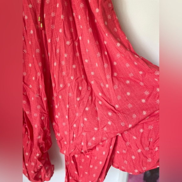 NEW Free People This Love Set In Hot Coral Combo - Picture 10 of 17